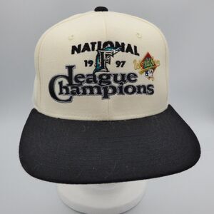 FLORIDA MARLINS 1997 NATIONAL LEAGUE CHAMPIONS NEW ERA BRAND SNAPBACK HAT
